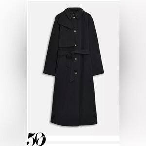 Zara Black Trench Coat